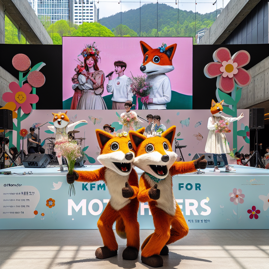 Celebrate Mother's Day with family-friendly entertainment featuring Foxy and Shmoxy at the Denver Art Museum.