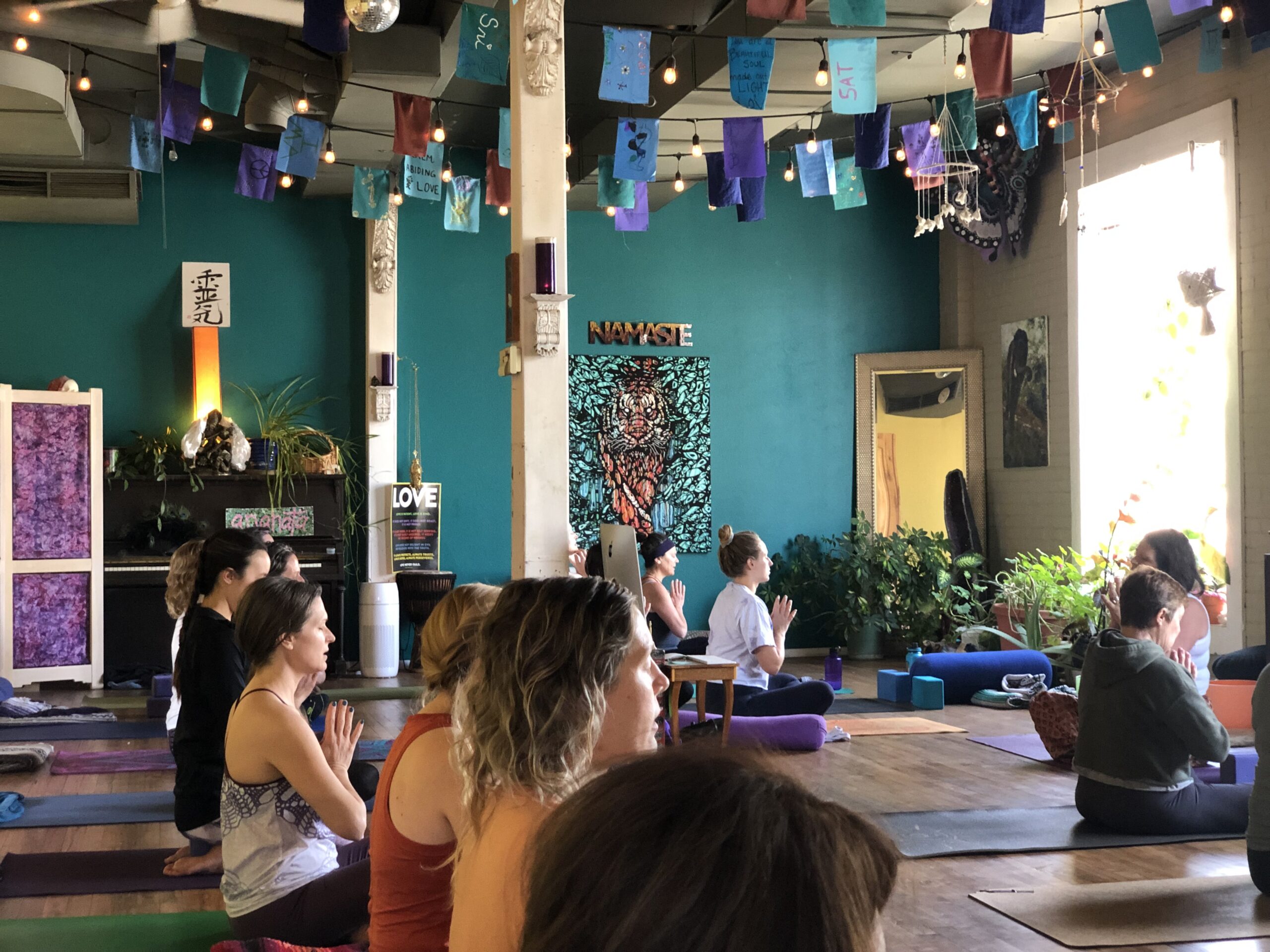 Embrace serenity and community at Karma Yoga Center in Platt Park.